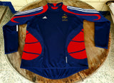 FRANCE 2007-EURO 2008 TRAINING TOP ADIDAS FORMOTION LARGE JERSEY
