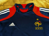 FRANCE 2007-EURO 2008 TRAINING TOP ADIDAS FORMOTION LARGE JERSEY