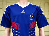FRANCE 2010 -2011 HOME ADIDAS CLIMA COOL JERSEY MEDIUM SHIRT