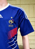 FRANCE 2010 -2011 HOME ADIDAS CLIMA COOL JERSEY MEDIUM SHIRT