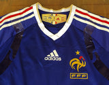 FRANCE 2010 -2011 HOME ADIDAS TECH-FIT JERSEY LARGE LS SHIRT