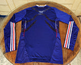 FRANCE 2010 -2011 HOME ADIDAS TECH-FIT JERSEY LARGE LS SHIRT