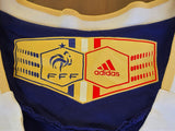 FRANCE 2010 -2011 HOME ADIDAS TECH-FIT JERSEY LARGE LS SHIRT