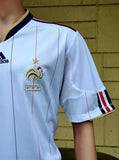FRANCE 2010 WORLD CUP-2011 AWAY JERSEY ADIDAS LARGE SHIRT