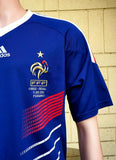FRANCE 2010 WORLD CUP- SOUTH AFRICA GOURCUFF 8 HOME JERSEY MEDIUM SHIRT
