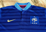 FRANCE 2012 EURO -2013 HOME JERSEY NIKE LARGE SHIRT
