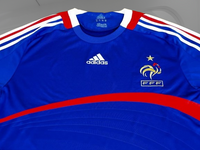 FRANCE 2008 EURO QUALIFICATION  HOME ADIDAS JERSEY SHIRT MAILLOT  LARGE # 620139