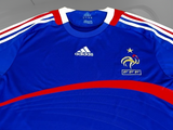 FRANCE 2008 EURO QUALIFICATION  HOME ADIDAS JERSEY SHIRT MAILLOT  LARGE # 620139