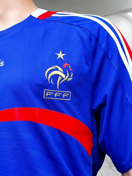 FRANCE 2008 EURO QUALIFICATION RIBERY 22 HOME ADIDAS JERSEY SHIRT FRANCE 2008 EURO QUALIFICATION RIBERY 22 HOME ADIDAS JERSEY SHIRT