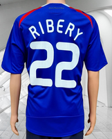 FRANCE 2008 EURO QUALIFICATION RIBERY 22 HOME ADIDAS JERSEY SHIRT MAILLOT LARGE # 620139