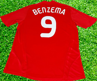 FRANCE 2008 EURO QUALIFICATION BENZEMA 9 AWAY ADIDAS JERSEY SHIRT MAILLOT  LARGE # 618916