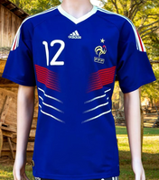 FRANCE 2010 WORLD CUP SOUTH AFRICA HENRY 12 HOME ADIDAS JERSEY SHIRT LARGE  # P41040