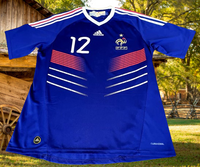 FRANCE 2010 WORLD CUP SOUTH AFRICA HENRY 12 HOME ADIDAS JERSEY FRANCE 2010 WORLD CUP SOUTH AFRICA HENRY 12 HOME ADIDAS JERSEY