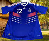 FRANCE 2010 WORLD CUP SOUTH AFRICA HENRY 12 HOME ADIDAS JERSEY SHIRT LARGE  # P41040