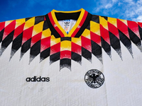 GERMANY 1994 WORLD CUP QUARTER FINALS RARE HOME ADIDAS JERSEY SHIRT TRIKOT  EXTRA LARGE