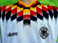 GERMANY 1994 WORLD CUP QUARTER FINALS RARE HOME ADIDAS JERSEY SHIRT TRIKOT  EXTRA LARGE