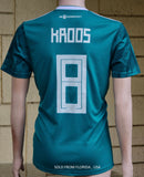 GERMANY 2018 WORLD CUP ADIDAS CLIMALITE KROOS 8 AWAY JERSEY SHIRT M #BR3144 SOLD !!
