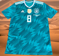 GERMANY 2018 WORLD CUP ADIDAS CLIMALITE KROOS 8 AWAY JERSEY SHIRT M #BR3144 SOLD !!