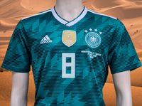 GERMANY 2018 WORLD CUP ADIDAS CLIMALITE KROOS 8 AWAY JERSEY SHIRT M #BR3144 SOLD !!