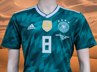 GERMANY 2018 WORLD CUP ADIDAS CLIMALITE KROOS 8 AWAY JERSEY SHIRT M #BR3144