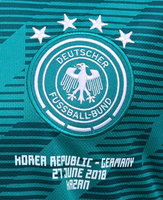 GERMANY 2018 WORLD CUP ADIDAS CLIMALITE KROOS 8 AWAY JERSEY SHIRT M #BR3144 SOLD !!