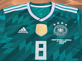 GERMANY 2018 WORLD CUP ADIDAS CLIMALITE KROOS 8 AWAY JERSEY SHIRT M #BR3144 SOLD !!