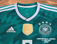 GERMANY 2018 WORLD CUP ADIDAS CLIMALITE KROOS 8 AWAY JERSEY SHIRT M #BR3144