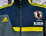 JAPAN 2013 TIRO13 PRESENTATION GRAY & YELLOW ADIDAS CLIMALITE JACKET  ジャージーシャツ MEDIUM # L15341