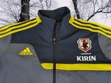 JAPAN 2013 TIRO13 PRESENTATION GRAY & YELLOW ADIDAS CLIMALITE JACKET  ジャージーシャツ MEDIUM # L15341