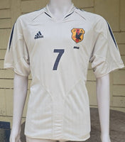 JAPAN 2004 AFC ASIAN CUP CHAMPION NAKATA 7 AWAY JERSEY ADIDAS PLAYER VERSION SHIRT M