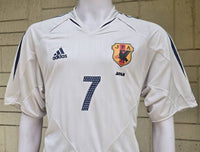 JAPAN 2004 AFC ASIAN CUP CHAMPION NAKATA 7 AWAY JERSEY ADIDAS PLAYER VERSION SHIRT M