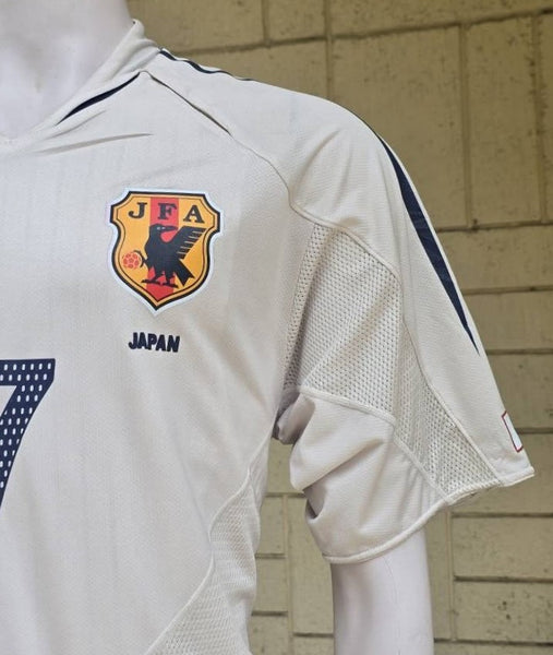JAPAN 2004 AFC ASIAN CUP CHAMPION NAKATA 7 AWAY JERSEY ADIDAS
