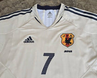 JAPAN 2004 AFC ASIAN CUP CHAMPION NAKATA 7 AWAY JERSEY ADIDAS PLAYER VERSION SHIRT M