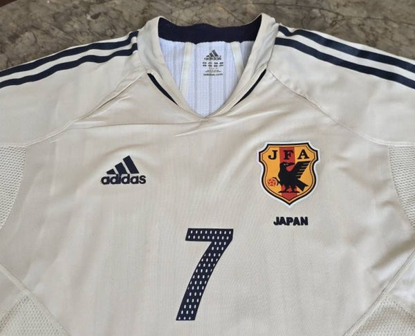JAPAN 2004 AFC ASIAN CUP CHAMPION NAKATA 7 AWAY JERSEY ADIDAS