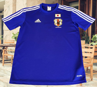 JAPAN 2014-2015 REPLICA TEE  HOME JERSEY ADIDAS SHIRT MEDIUM (アディダス)  サッカー 日本代表 ホームレプリカTシャツ No 2