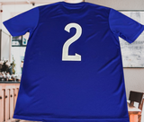 JAPAN 2014-2015 REPLICA TEE  HOME JERSEY ADIDAS SHIRT MEDIUM (アディダス)  サッカー 日本代表 ホームレプリカTシャツ No 2