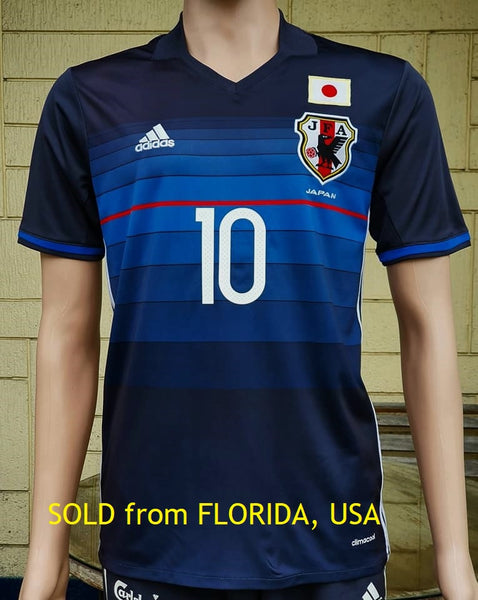 JAPAN 2016-2017 EAFF E-1 FINALS HOME SHINJI KAGAWA 10 JERSEY ADIDAS SHIRT SMALL ジャージーシャツ    SOLD !!!