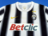 ITALIAN CALCIO JUVENTUS FC 2011-2012 SERIE-A CHAMPION HOME JERSEY NIKE SHIRT CAMISETA MAGLIA LARGE # 419993-105