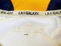 USA MLS LA GALAXY 2010-2011 MLS CUP, CA. CLASICO CHAMPION HOME ADIDAS JERSEY M #O22745