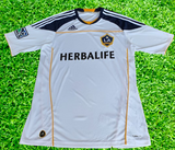 USA MLS LA GALAXY 2010-2011 MLS CUP, CA. CLASICO CHAMPION HOME ADIDAS JERSEY M #O22745