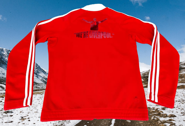 Vintage Training Jacket Adidas English Premier Liverpool FC 2007 08 Vintage We re Liverpool Adidas Fun Sweatshirt S 621971