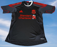 ENGLISH PREMIER LIVERPOOL FC 2010-2011 TRAINING ADIDAS FORMOTION JERSEY SHIRT SMALL # P95508