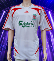 ENGLISH PREMIER LIVERPOOL FC 2007-2008 TOP GOAL SCORER TORRES " El Niño " AWAY ADIDAS JERSEY SHIRT X-LARGE # 694745