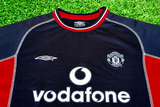 ENGLISH PREMIER MANCHESTER UNITED FC 2000-01 FA LEAGUE CHAMPION UMBRO 3rd JERSEY SHIRT MEDIUM