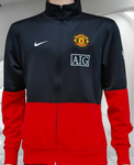 ENGLISH PREMIER MANCHESTER UNITED FC 2009-2010 LEAGUE CUP CHAMPION LINE-UP NIKE JACKET LARGE # 355106-010