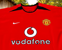 ENGLISH PREMIER MANCHESTER UNITED FC 2002-03 EPL CHAMPION HOME NIKE JERSEY SHIRT MEDIUM