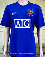 ENGLISH PREMIER MANCHESTER UNITED FC 2008-2009 FOUR CUP CHAMPION NIKE THIRD JERSEY SHIRT LARGE # 287615-403  SOLD!!!