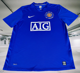 ENGLISH PREMIER MANCHESTER UNITED FC 2008-2009 FOUR CUP CHAMPION NIKE THIRD JERSEY SHIRT LARGE # 287615-403