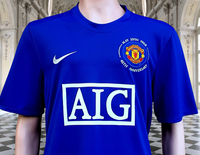 ENGLISH PREMIER MANCHESTER UNITED FC 2008-2009 FOUR CUP CHAMPION NIKE THIRD JERSEY SHIRT LARGE # 287615-403