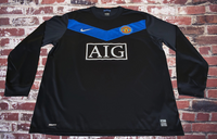 ENGLISH PREMIER MANCHESTER UNITED FC 2009-2010 LEAGUE CUP CHAMPION AWAY NIKE JERSEY SHIRT XLARGE # 355094-010